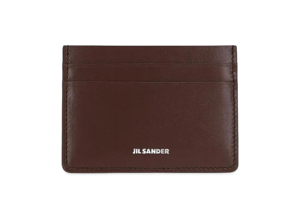 Jil Sander Women's Card Holder "Dark Red"