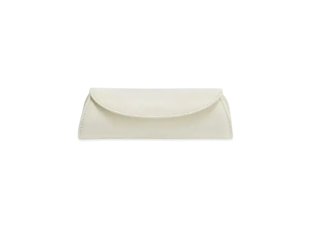 Jil Sander Cannolo Glasses Case "Eggshell"