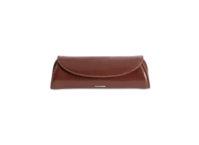 Jil Sander Cannolo Glasses Case "Dark Earth"