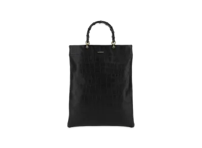 Jil Sander Women's Leather Medium Shopping Bag "Black"