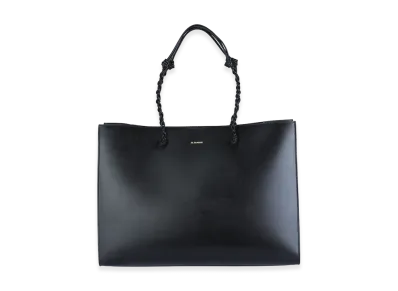 Jil Sander Women's Leather Tangle Shopping Bag "Black"