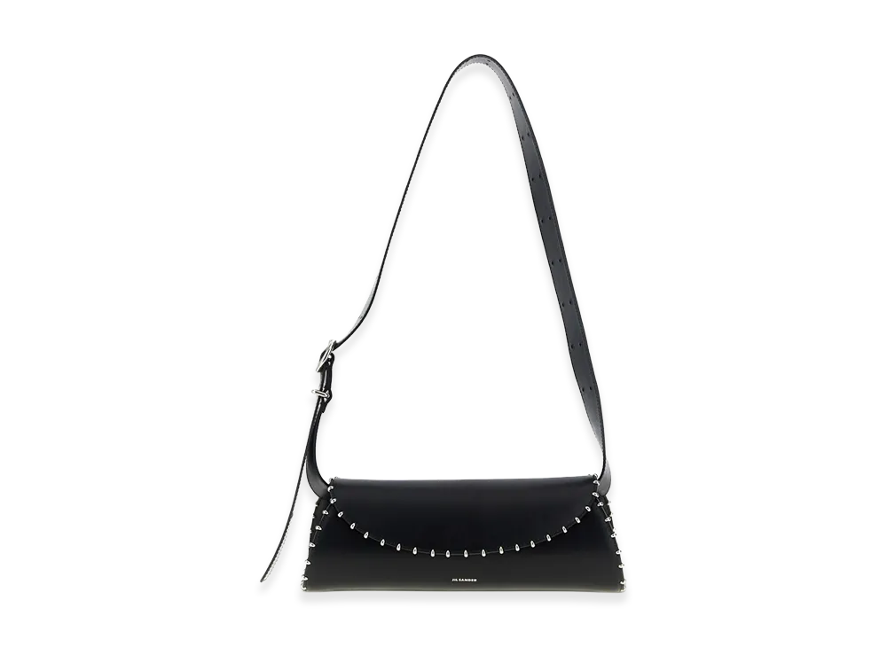 Jil Sander Women's 'cannolo' Small Shoulder Bag "Black"