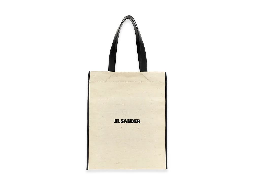 Jil Sander Women's Medium flat Shopping Bag "White"