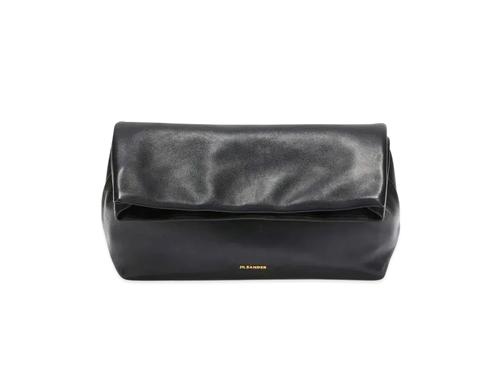 Jil Sander Rollup Clutch "Black"