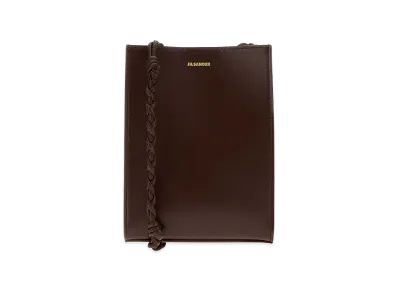 Jil Sander Women's Leather Small Tangle Shoulder Bag "Brown/Chocolate"
