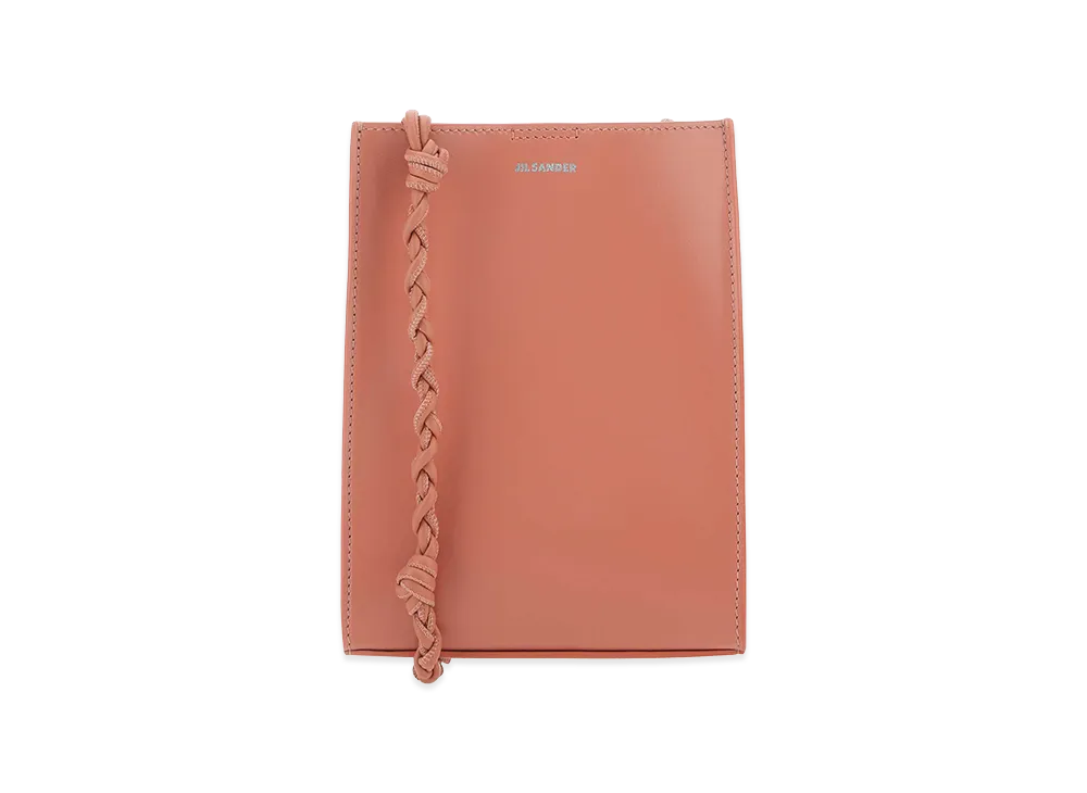 Jil Sander Women's Leather Small Tangle Shoulder Bag "Pink"