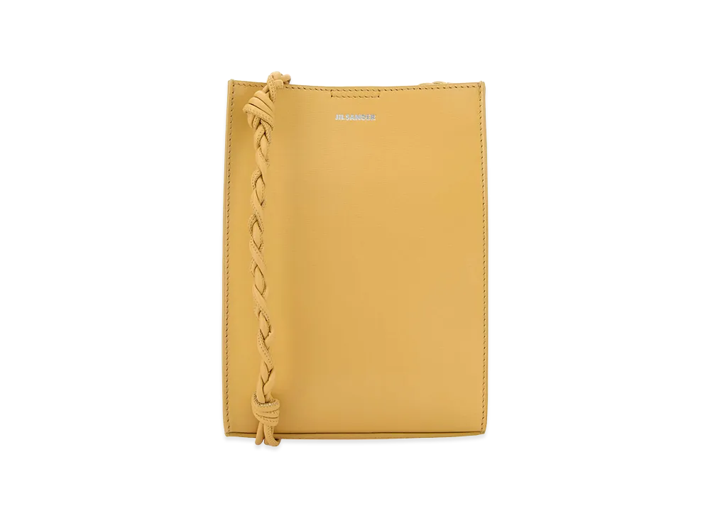 Jil Sander Women's Leather Small Tangle Shoulder Bag "Yellow"