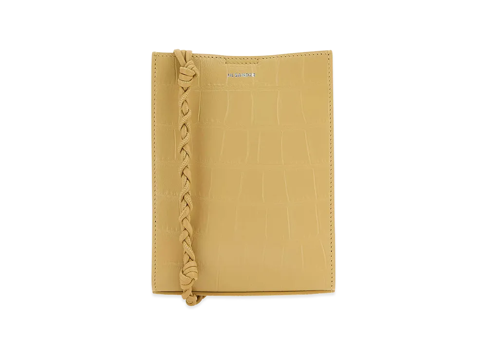 Jil Sander Women's Leather Small Tangle Shoulder Bag "Beige"