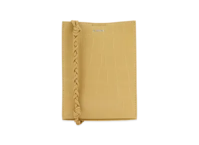 Jil Sander Women's Leather Small Tangle Shoulder Bag "Beige"