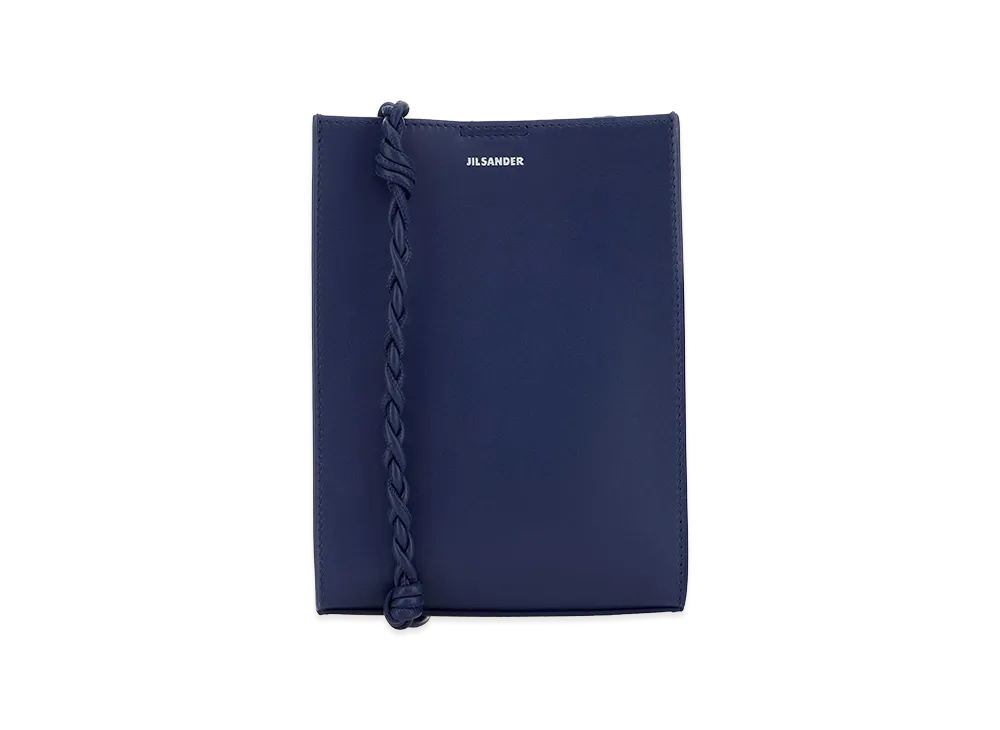 Jil Sander Women's Leather Small Tangle Shoulder Bag "Navy Blue"