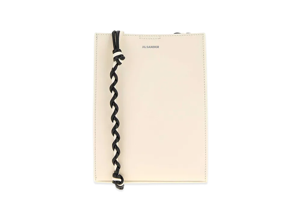 Jil Sander Women's Leather Small Tangle Shoulder Bag "White/Ivory"