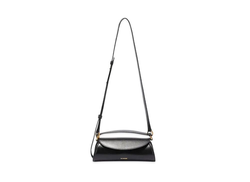 Jil Sander Cannolo Handle Mini "Black"