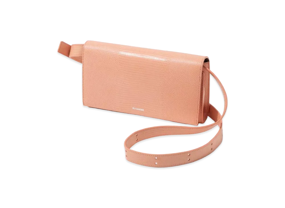 Jil Sander Women's All Day Shoulder Bag "Peach Pearl"