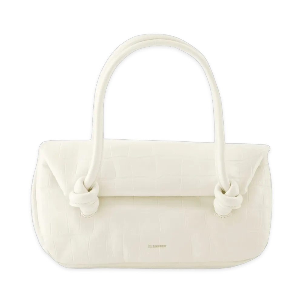 Jil Sander Women's Knot Sm Shoulder Bag "White"