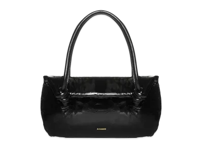 Jil Sander Women's Leather Small Knot Handle Handbag "Black"