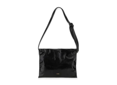 Jil Sander Women's Leather Cushion Crossbody Bag "Black"