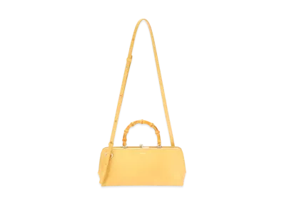 Jil Sander Goji Bamboo Small "Pale Yellow"