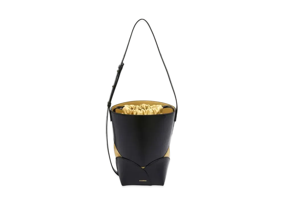 Jil Sander Curve Bucket Small "Black"
