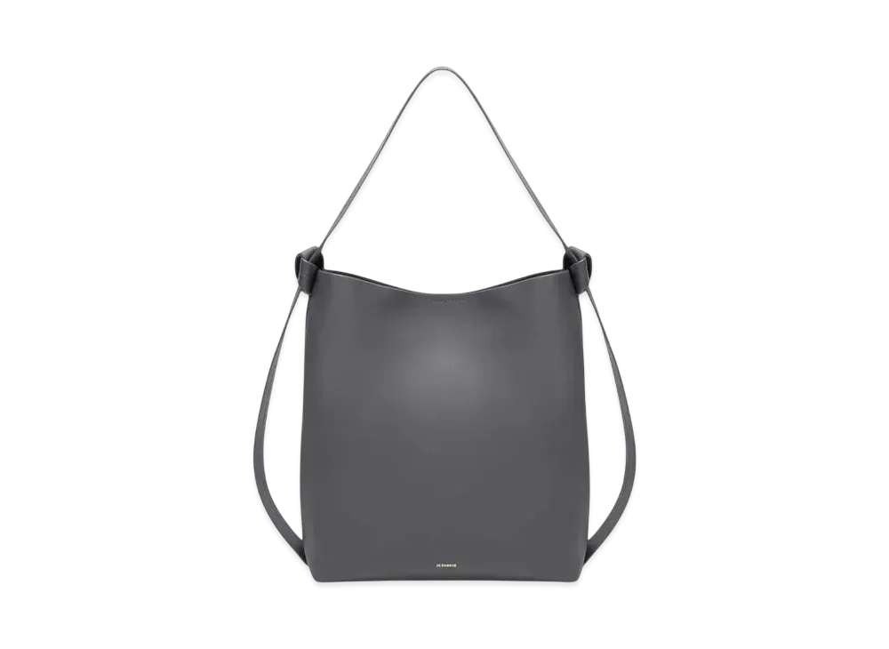 Jil Sander Knot Hobo Medium "Fog"