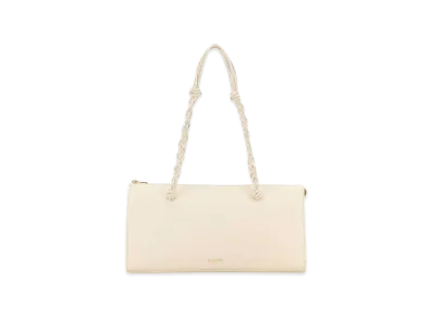 Jil Sander Women's Leather Tangle Tent Shoulder Bag "White/Ivory"