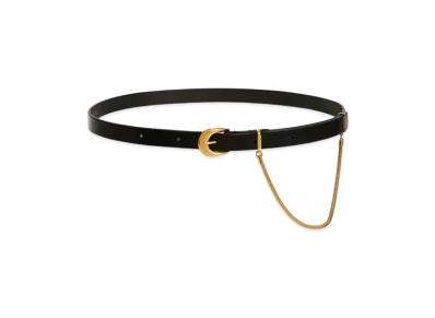 Jil Sander Belt with Chain "Black"