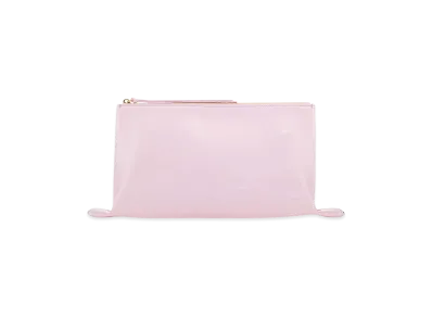 Jil Sander Women's Leather Medium Clutch "Pastel Pink"