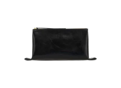 Jil Sander Women's Leather Medium Clutch "Black"