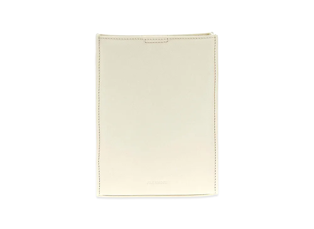 Jil Sander Women's Ivory Leather Tangle Shoulder Bag "White"