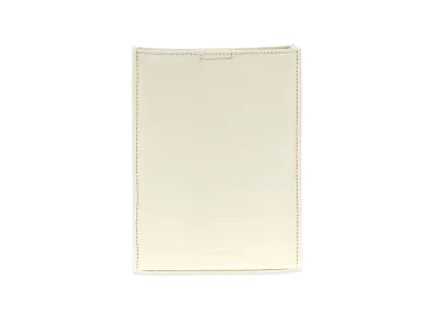 Jil Sander Women's Ivory Leather Tangle Shoulder Bag "White"