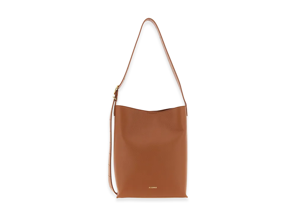 Jil Sander Women's 'cannolo Tote' Shoulder Bag "Camel"