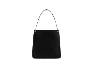 Jil Sander Women's Leather Otto Shoulder Bag "Black"