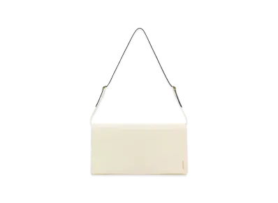 Jil Sander Women's Leather Medium File Shoulder Bag "White"