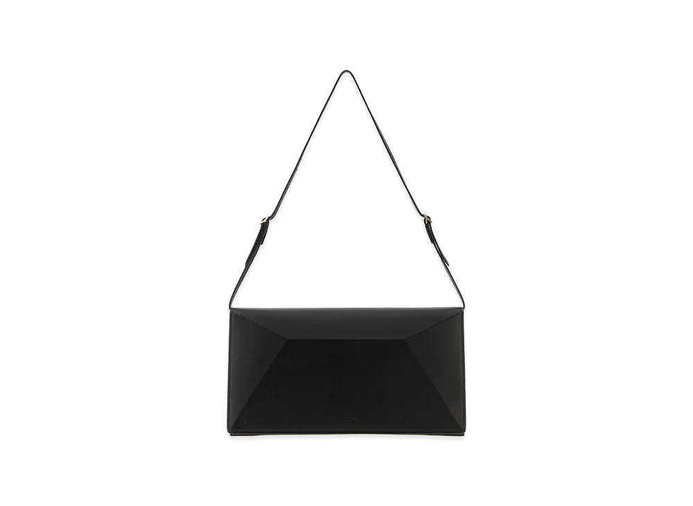 Jil Sander Women's Leather Medium File Shoulder Bag "Black"