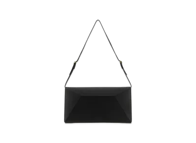Jil Sander Women's Leather Medium File Shoulder Bag "Black"
