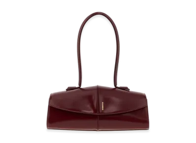 Jil Sander Women's Tiziano Leather Linea Bag "Red"