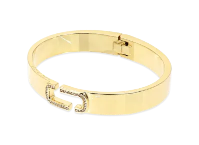 Marc Jacobs Women's Bangle "Gold/Crystal"