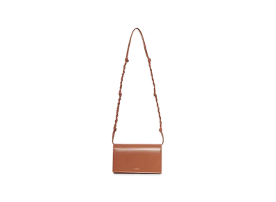 Jil Sander Women's Tangle Wallet With Shoulder Strap "Camel"
