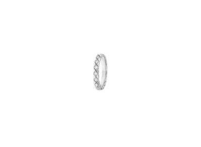 CHANEL Coco Crush Wedding Ring Platinum, Diamonds, Small Model