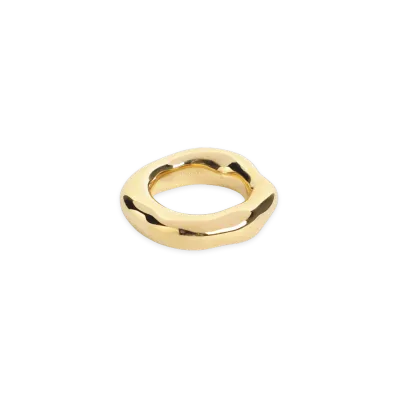 Jil Sander Brass Ring "Gold"