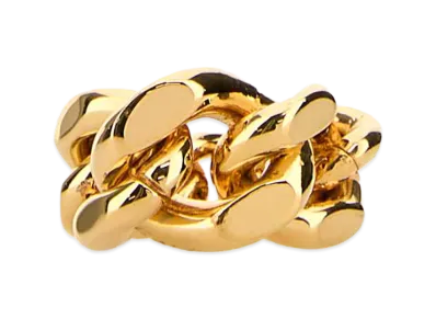 Jil Sander Women's Metal Ring "Gold"