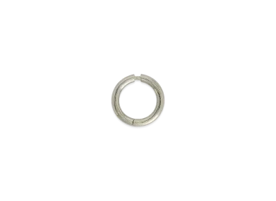 Jil Sander Cannolo Hoop Large "Silver Crystal"