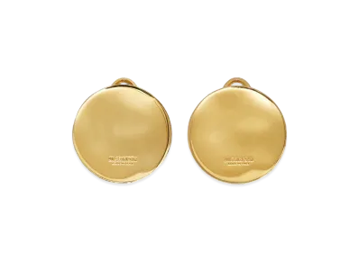 Jil Sander Women's Earrings "Gold"