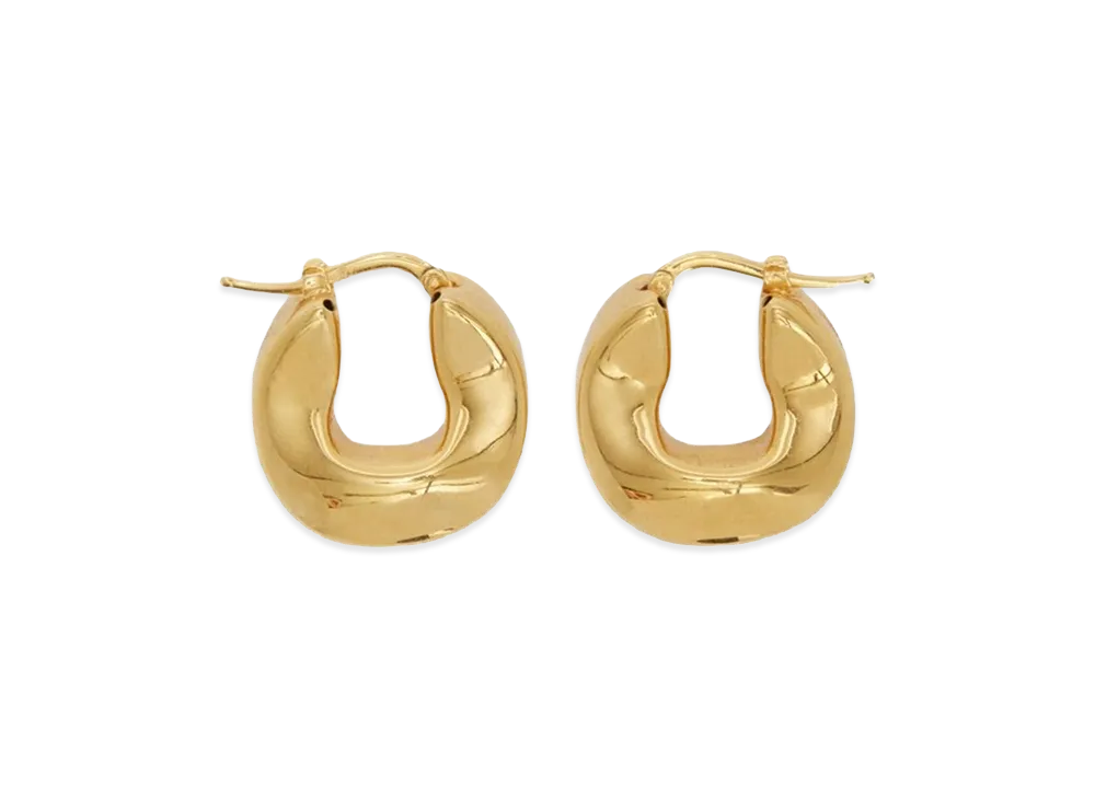 Jil Sander Women's Earrings "Gold"