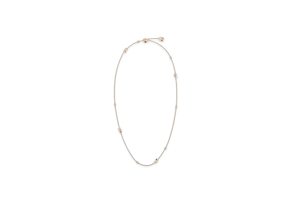 CHANEL Les Infinis de N5 Transformable Long Necklace 18K Beige Gold Diamonds