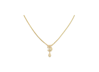 CHANEL Eternal N5 Necklace 18K Yellow Gold Diamonds