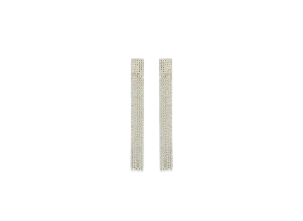 Jil Sander Earrings "Silver Crystal"