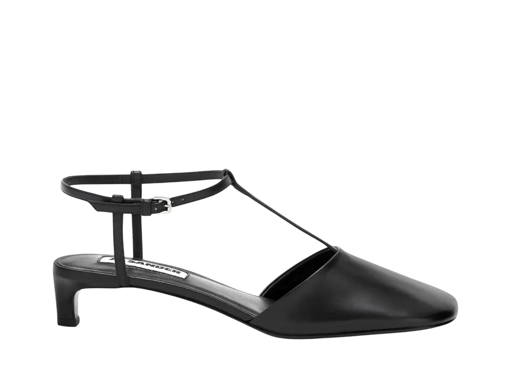 Jil Sander Women's High Sandals "Black"