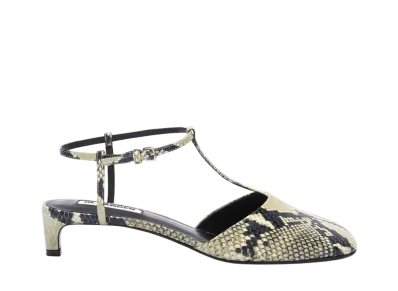 Jil Sander Women's High Sandals "Bone"