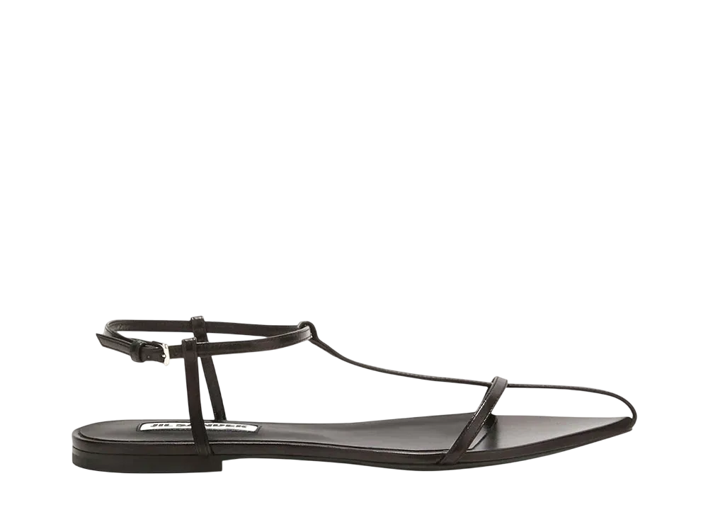 Jil Sander Women's Flat Sandals "Black"