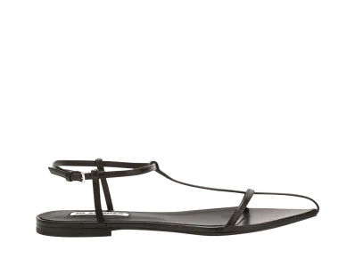 Jil Sander Women's Flat Sandals "Black"